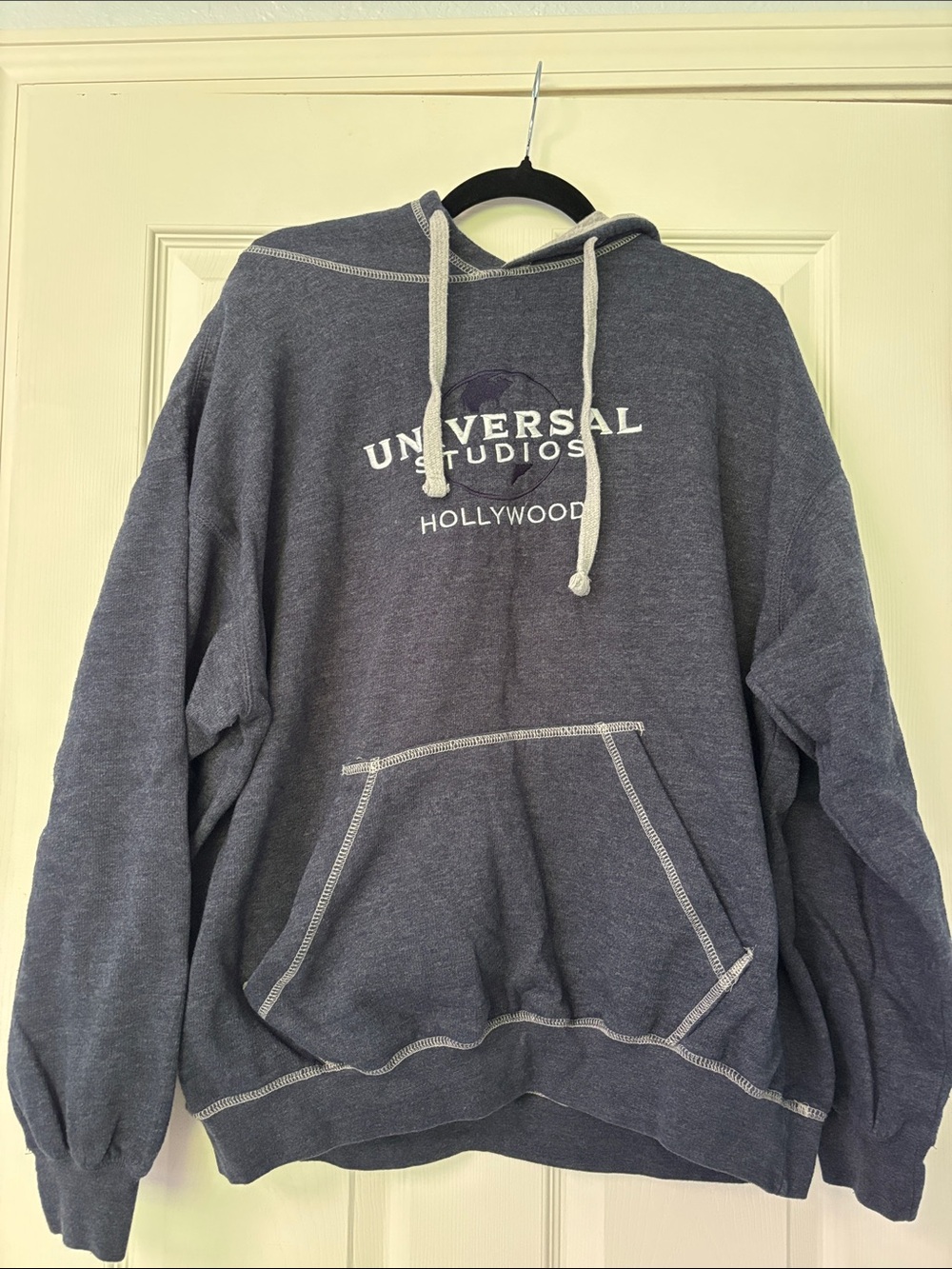Universal Studios Hollywood Blue Gray Pullover Hoodie